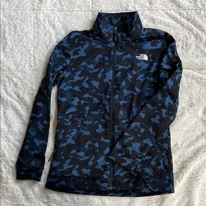 The North Face Blue Camo Jacket